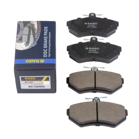Гальмівні колодки диск. перед. для Caddy II/Golf III/Polo III 91-04, RAISO (RP1294) Гальмівні колодки диск. перед. для Caddy II/Golf III/Polo III 91-04, RAISO (RP1294)