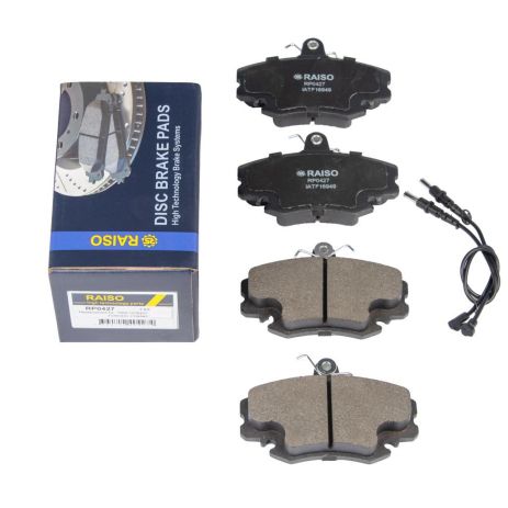 Передние тормозные колодки с датчиками Logan/Sandero/Megane I/Clio 98-, RAISO (RP0427)