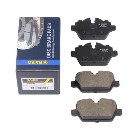 Дисковые тормозные колодки задние BMW 3(E90)/1(E81) 04-13, RAISO (RP1612)