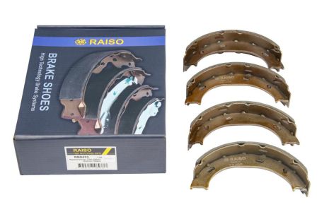 Задні барабанні гальмівні колодки для Sprinter 208-316/LT 35 96-06, RAISO (арт. RB8433) Задні барабанні гальмівні колодки для Sprinter 208-316/LT 35 96-06, RAISO (арт. RB8433)