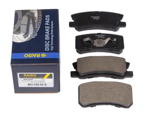 Задние дисковые тормозные колодки Outlander II/Peugeot 4007 06-, RAISO (RP3247)