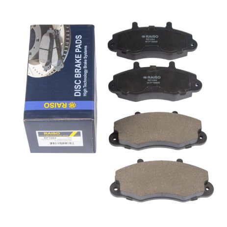 Передні дискові гальмівні колодки для Transit 94-00, RAISO (RP1084) Передні дискові гальмівні колодки для Transit 94-00, RAISO (RP1084)