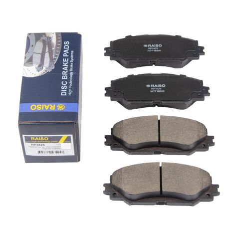 Передні дискові гальмівні колодки Toyota RAV4 III/Auris 06-, RAISO (RP3425) Передні дискові гальмівні колодки Toyota RAV4 III/Auris 06-, RAISO (RP3425)