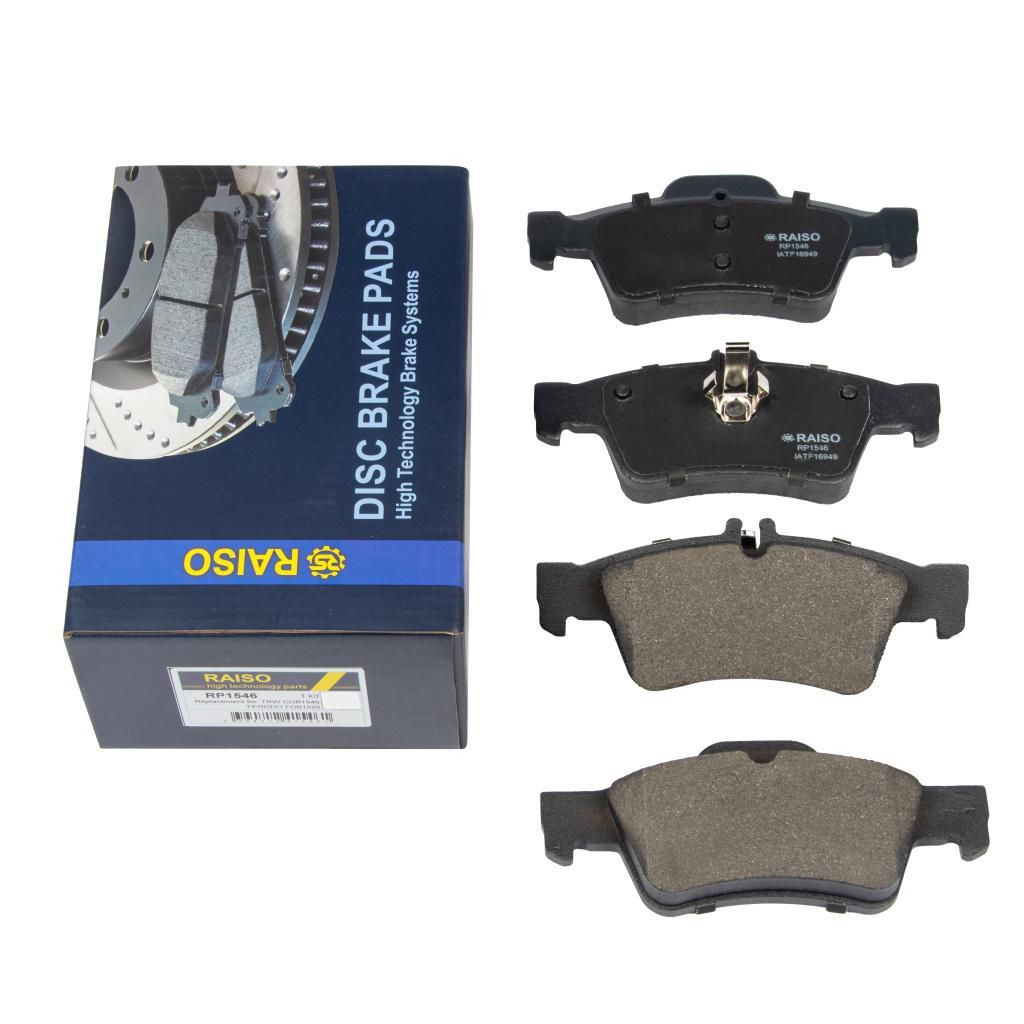 Задні дискові гальмівні колодки MB E-Class (W211/W212) S-Class (W220/W221) 99-, RAISO (RP1546) Задні дискові гальмівні колодки MB E-Class (W211/W212) S-Class (W220/W221) 99-, RAISO (RP1546)