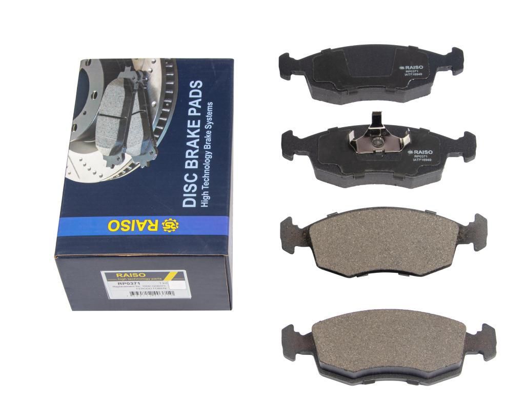 Колодки гальмівні дискові передні Ford Escort IV-VI/Sierra/Scorpio 82-02, RAISO (RP0371) Колодки гальмівні дискові передні Ford Escort IV-VI/Sierra/Scorpio 82-02, RAISO (RP0371)