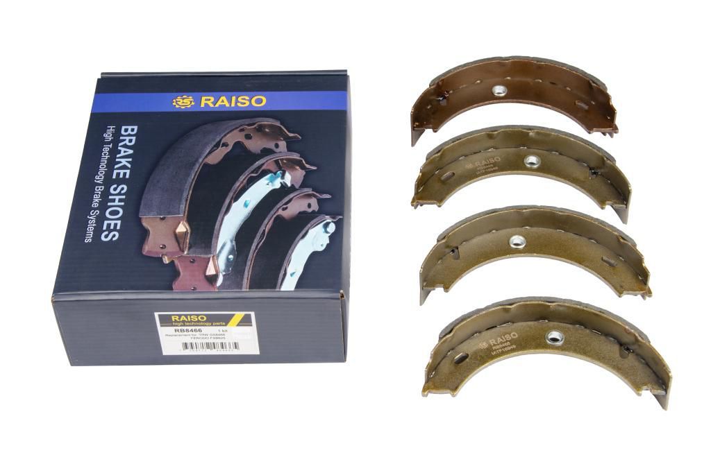 Колодки тормозные барабанные задние, Sprinter/LT (спарка) 96-06, RAISO (RB8466) Колодки тормозные барабанные задние, Sprinter/LT (спарка) 96-06, RAISO (RB8466)