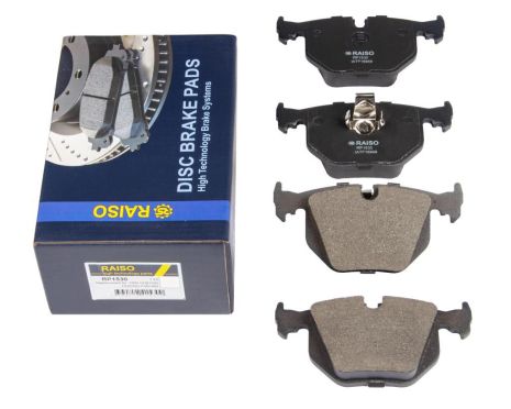 Задні гальмівні колодки дискові BMW 3 (E46)/5 (E34/E39)/7(E38)/8 (E31) 90-12, RAISO (RP1530) Задні гальмівні колодки дискові BMW 3 (E46)/5 (E34/E39)/7(E38)/8 (E31) 90-12, RAISO (RP1530)