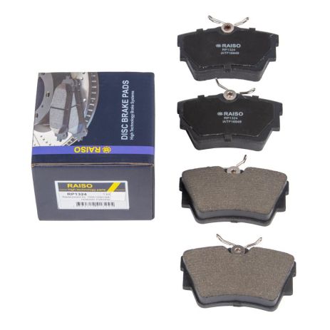 Задние тормозные колодки диск. Trafic/Vivaro 01-, RAISO (RP1324) Задние тормозные колодки диск. Trafic/Vivaro 01-, RAISO (RP1324)