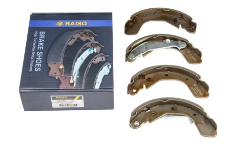 Задние барабанные тормозные колодки для Aveo/Kalos/Spark, RAISO (RB8760) Задние барабанные тормозные колодки для Aveo/Kalos/Spark, RAISO (RB8760)