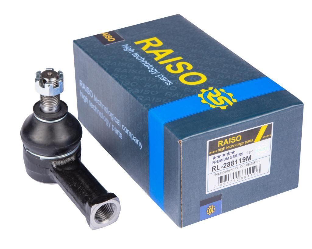 Рулевой наконечник Mitsubishi L200/Pajero/Galloper 82-07, RAISO (RL288119M) Рулевой наконечник Mitsubishi L200/Pajero/Galloper 82-07, RAISO (RL288119M)