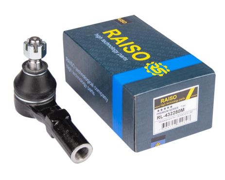 Наконечник рулевой тяги Mazda 323/626/MPV/MX-6/Xedos/Premacy 87-06, RAISO (RL432280M) Наконечник рулевой тяги Mazda 323/626/MPV/MX-6/Xedos/Premacy 87-06, RAISO (RL432280M)