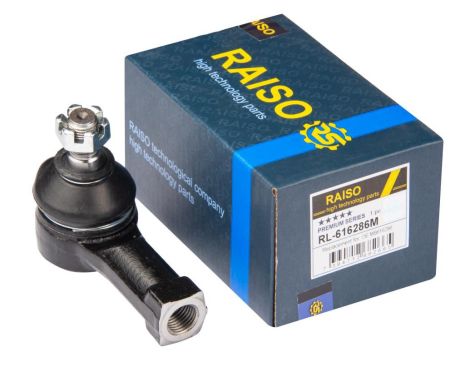 Рулевой наконечник для Hyundai Sonata/Mitsubishi Pajero/Eclipse/L400/Sigma 1980-2007, RAISO (RL616286M)