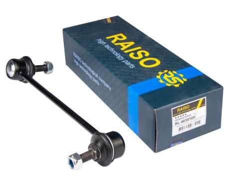 Передня ліва стійка стабілізатора Hyundai i20/ix20/Kia Picanto II/Venga 08-, RAISO (RL483010H)