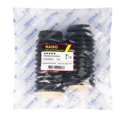 Задний комплект пыльника и отбойника амортизатора (2 шт) AUDI A4 94-01, RAISO (RK00043)