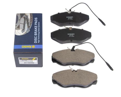 Передні дискові гальмівні колодки Jumper/Ducato/Boxer (з датчиками) 94-06, RAISO (RP1105)