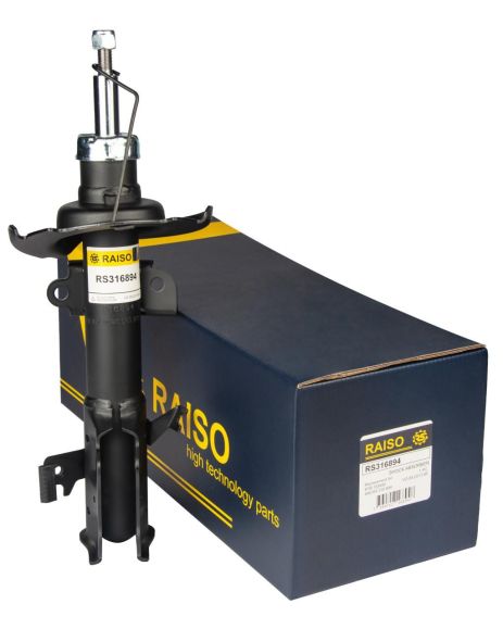 Амортизатор передній лів, Mazda 2 07-15 (газ,), RAISO (RS316894)