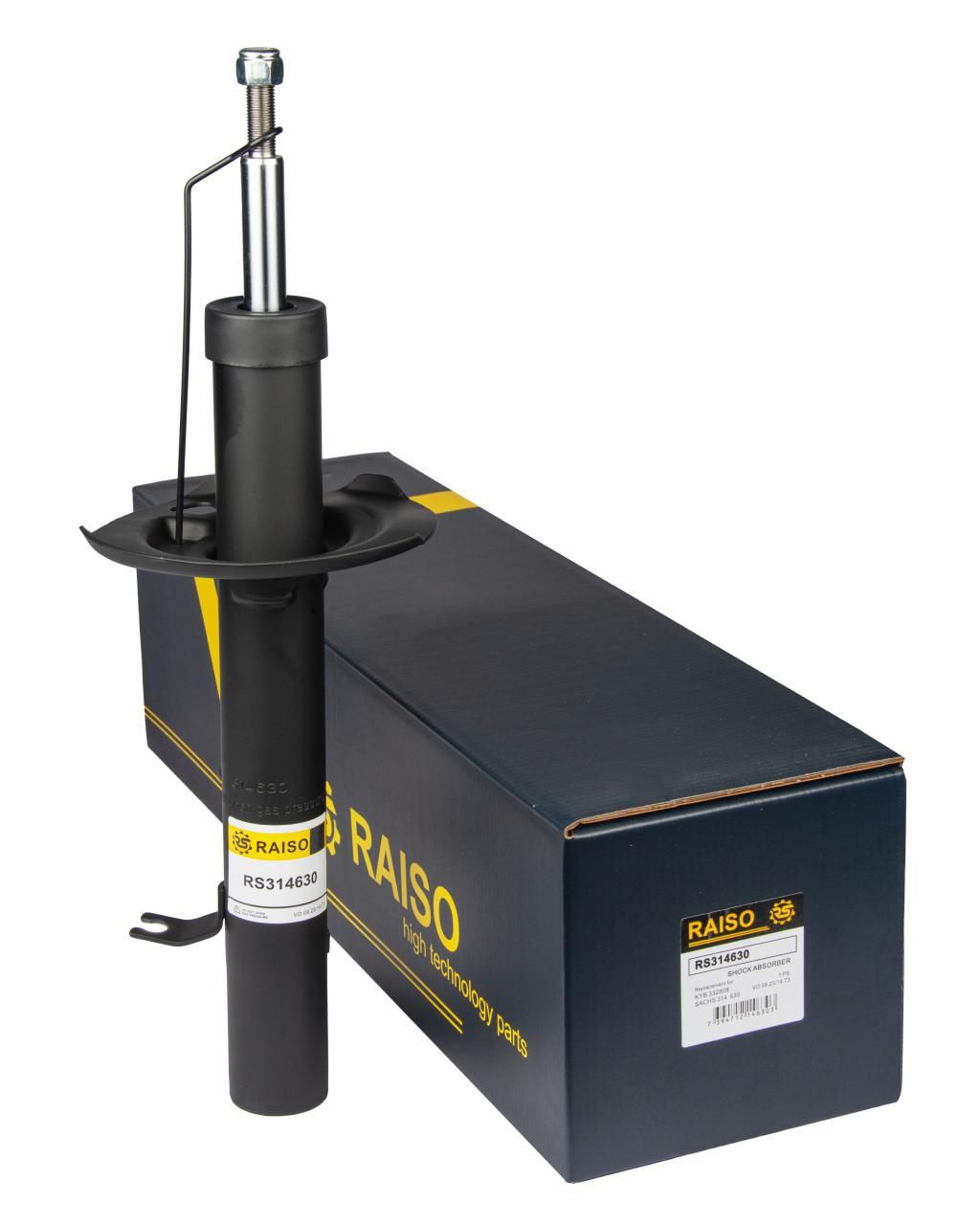 Амортизатор передний лев. Citroen C1/Peugeot 107/Toyota Aygo 05-14 (газ.), RAISO (RS314630) Амортизатор передний лев. Citroen C1/Peugeot 107/Toyota Aygo 05-14 (газ.), RAISO (RS314630)