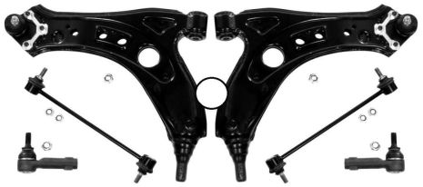 Комплект рычагов подвески для Skoda Fabia/Fabia II/Roomster/VW Fox 99-, RAISO (RL407015KIT)