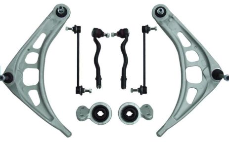 Комплект передних рычагов подвески BMW 3 (E46) 98-05, RAISO (RL313510KIT) Комплект передних рычагов подвески BMW 3 (E46) 98-05, RAISO (RL313510KIT)