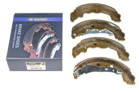 Барабанные тормозные колодки задние Logan MCV/Duster/Kangoo 07-, RAISO (RB8780)