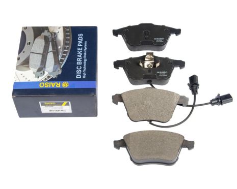 Передні дискові гальмівні колодки для Nissan Qashqai X-Trail (T31) (з датчиками) 07-, RAISO (RP1809)