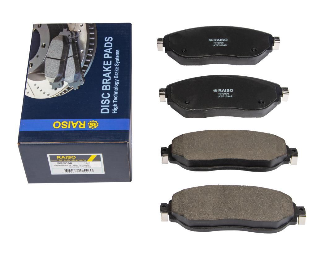 Передние дисковые тормозные колодки для Trafic, Vivaro 14-, RAISO (RP2096) Передние дисковые тормозные колодки для Trafic, Vivaro 14-, RAISO (RP2096)