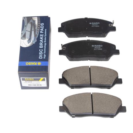 Передние дисковые тормозные колодки Santa Fe 06-, RAISO (RP3418) Передние дисковые тормозные колодки Santa Fe 06-, RAISO (RP3418)