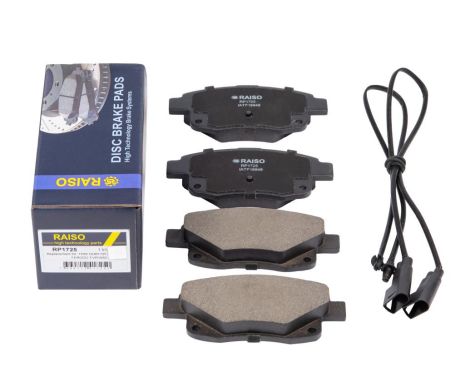 Задні дискові гальмівні колодки з датчиками для Transit (V347) 06-, RAISO (RP1725)
