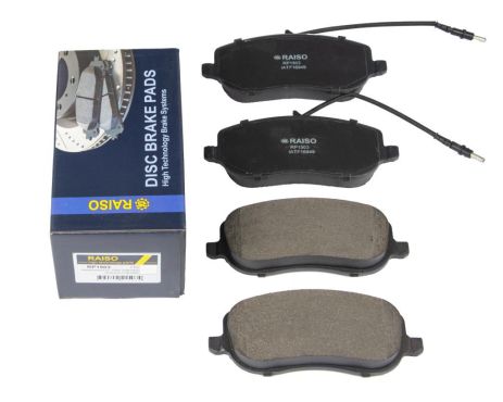 Передние дисковые тормозные колодки с датчиками Jumpy/Scudo/Expert 00-, RAISO (RP1503) Передние дисковые тормозные колодки с датчиками Jumpy/Scudo/Expert 00-, RAISO (RP1503)
