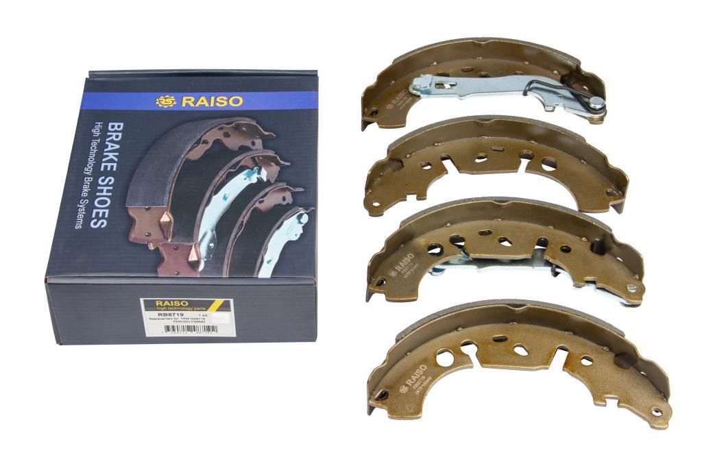 Колодки гальмівні барабанні задні для Punto та Corsa D 05-, RAISO (RB8719) Колодки гальмівні барабанні задні для Punto та Corsa D 05-, RAISO (RB8719)