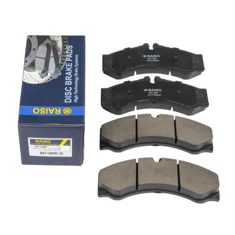 Передние и задние дисковые тормозные колодки для Sprinter/LT 95-06 (спарка)/Vario 2.9TD, RAISO (RP1288) Передние и задние дисковые тормозные колодки для Sprinter/LT 95-06 (спарка)/Vario 2.9TD, RAISO (RP1288)