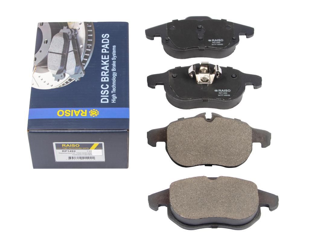 Передние дисковые тормозные колодки для Vectra C 02-, RAISO (RP1492) Передние дисковые тормозные колодки для Vectra C 02-, RAISO (RP1492)