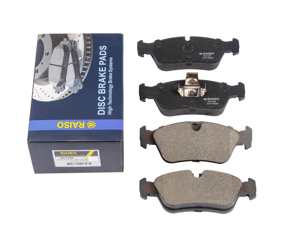 Передние дисковые тормозные колодки для BMW 3 (E36/E46) 1990-2005, RAISO (RP1348) Передние дисковые тормозные колодки для BMW 3 (E36/E46) 1990-2005, RAISO (RP1348)
