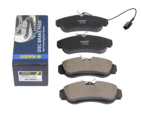 Передні диск гальмівні колодки Ducato (з датчиком) 94-, RAISO (RP1426)