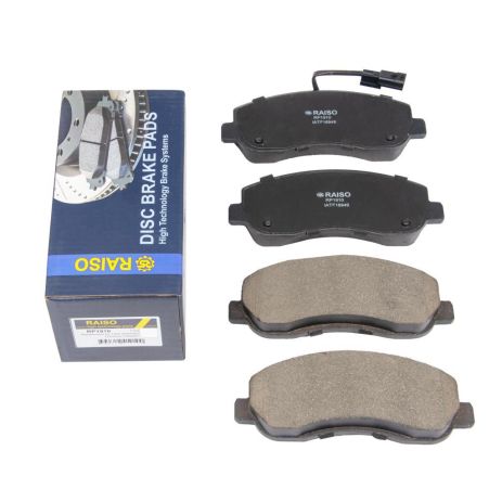 Дисковые передние тормозные колодки Master III/Opel Movano (с датчиком) 10-, RAISO (RP1910) Дисковые передние тормозные колодки Master III/Opel Movano (с датчиком) 10-, RAISO (RP1910)