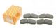 Передние тормозные колодки для Mascot/Master Pro/W668/W905/Cabstar/Daily 96-13, Autotechteile (1004308)