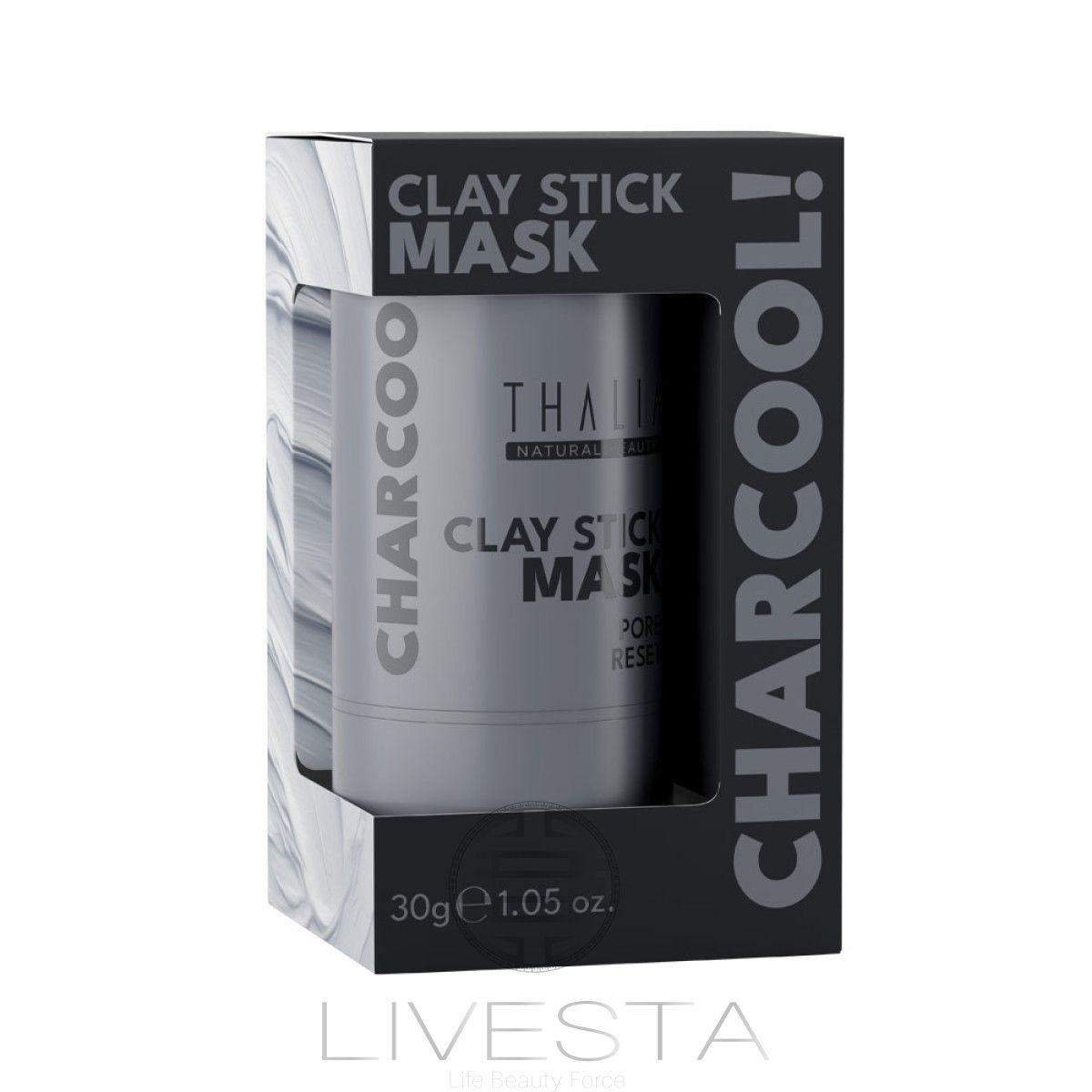Глубокоочищающая глиняная маска для лица CHARCOOL! THALIA, 30 г Глубокоочищающая глиняная маска для лица CHARCOOL! THALIA, 30 г