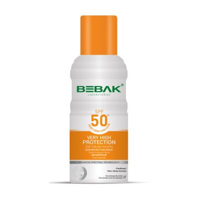 Сонцезахисний спрей SPF 50+ Bebak, 150 мл