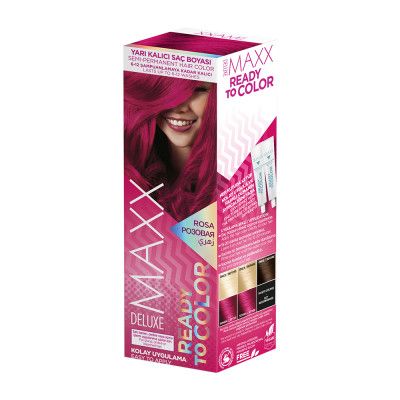Фарба для волосся MAXX DELUXE Ready to color Рожевий, 2x50 мл