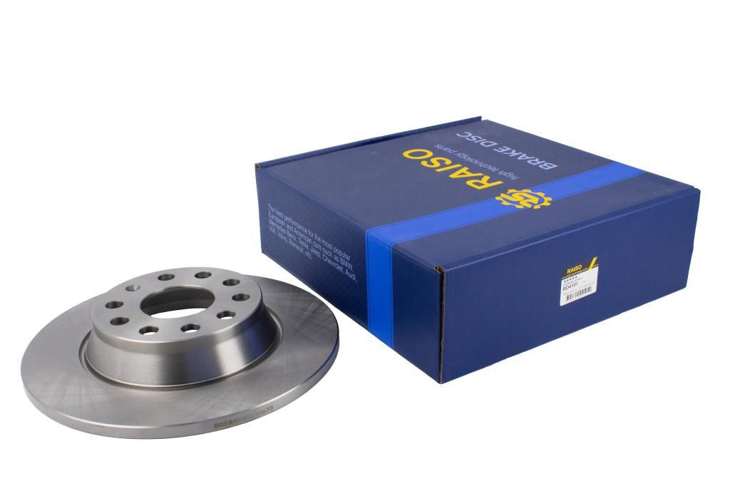 Гальмівний диск для заднього приводу A3/Golf/Jetta/Octavia/Passat/Q3/Superb/Tiguan, RAISO (RD4101) Гальмівний диск для заднього приводу A3/Golf/Jetta/Octavia/Passat/Q3/Superb/Tiguan, RAISO (RD4101)