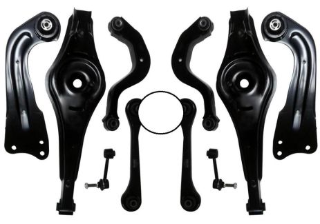 Комплект задних рычагов подвески для Audi A3/Q3/Skoda Octavia II/Superb II/VW Golf V 03-, RAISO (RL505320KIT)