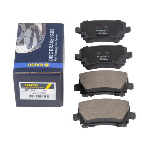 Задние тормозные колодки Caddy III/Golf V/Audi A4 03-, RAISO (RP1622)