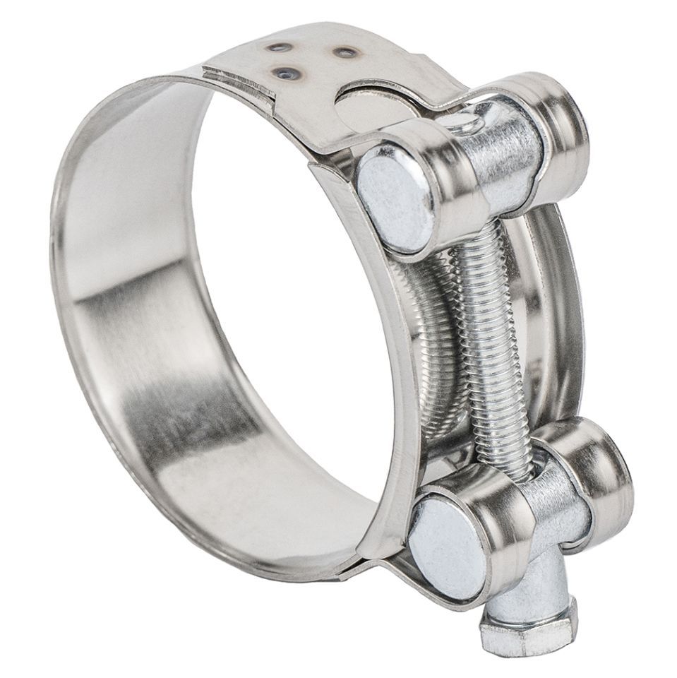 Хомут силовой нержавеющий 22мм Ø52-55мм SIGMA 2508171 Хомут силовой нержавеющий 22мм Ø52-55мм SIGMA 2508171