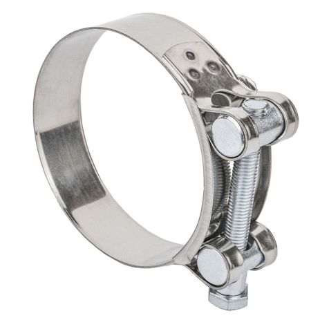 Хомут силовой нержавеющий 24мм Ø80-85мм SIGMA 2508241 Хомут силовой нержавеющий 24мм Ø80-85мм SIGMA 2508241