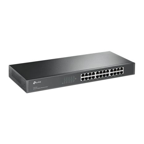 Комутатор TP-LINK TL-SF1024, 100Mbps, 3.19W, 24xFE некерований 19" 1U