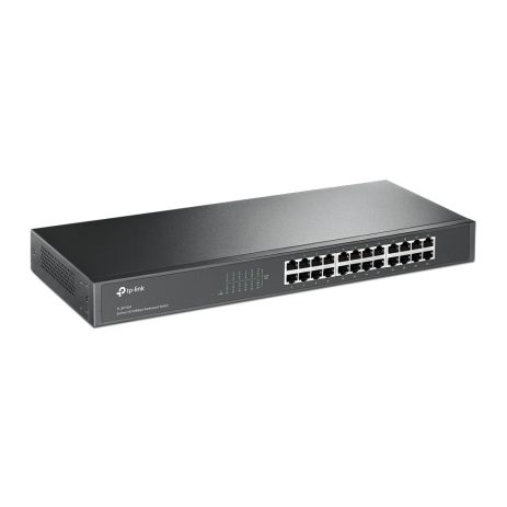 Комутатор TP-LINK TL-SF1024, 100Mbps, 3.19W, 24xFE некерований 19" 1U