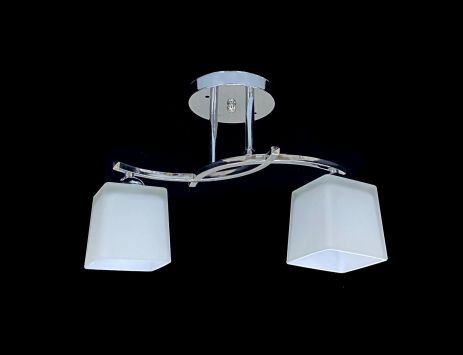 Потолочная Люстра на 2 плафона VALESO 91173B/2 (Хром)