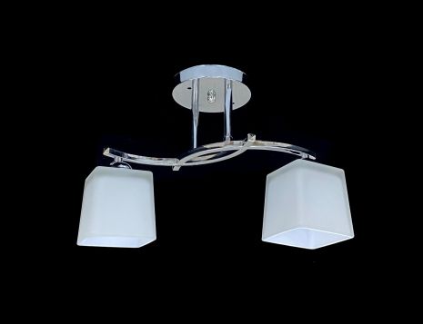 Стельова Люстра на 2 плафони VALESO 91173B/2 (Хром)