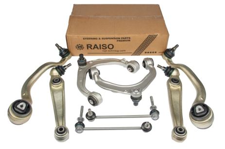Передние рычаги подвески комплект для BMW X5 (E70)/X6 (E71/E72) 2006-2014, RAISO (RL776417BKIT)