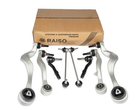 Комплект рычагов для передней подвески BMW 5 (E60/E61) 01-10 от RAISO (RL774825BKIT)